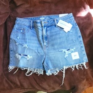 Denim shorts